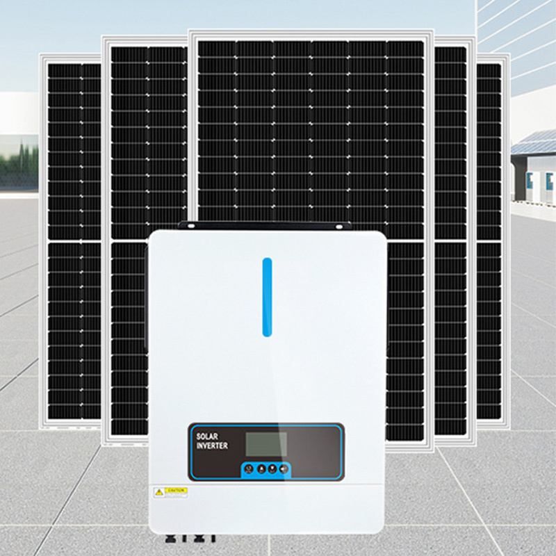 10.2kw Hybrid Solar Inverter With Mppt Solar Charge Controller Single Phase